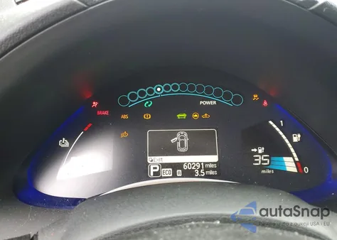 2017 Nissan Leaf S из США, поврежденный, VIN 1N4BZ0CP1HC302162